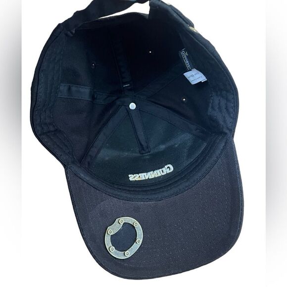 Guinness Official Merchandise Extra Stout Label Bottle Opener Cap Men's Hat - Picture 5 of 6